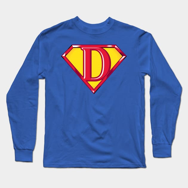 Super D Long Sleeve T-Shirt by detective651